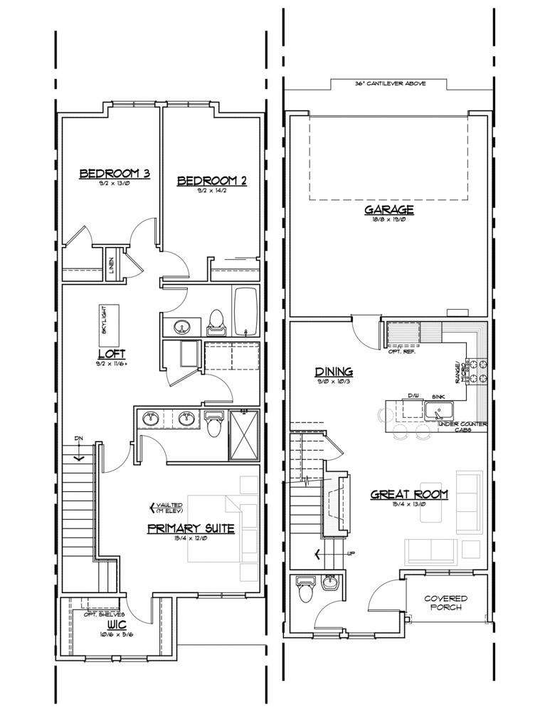 Butternut Creek - The Pioneer Townhome (Middle), Lot 323